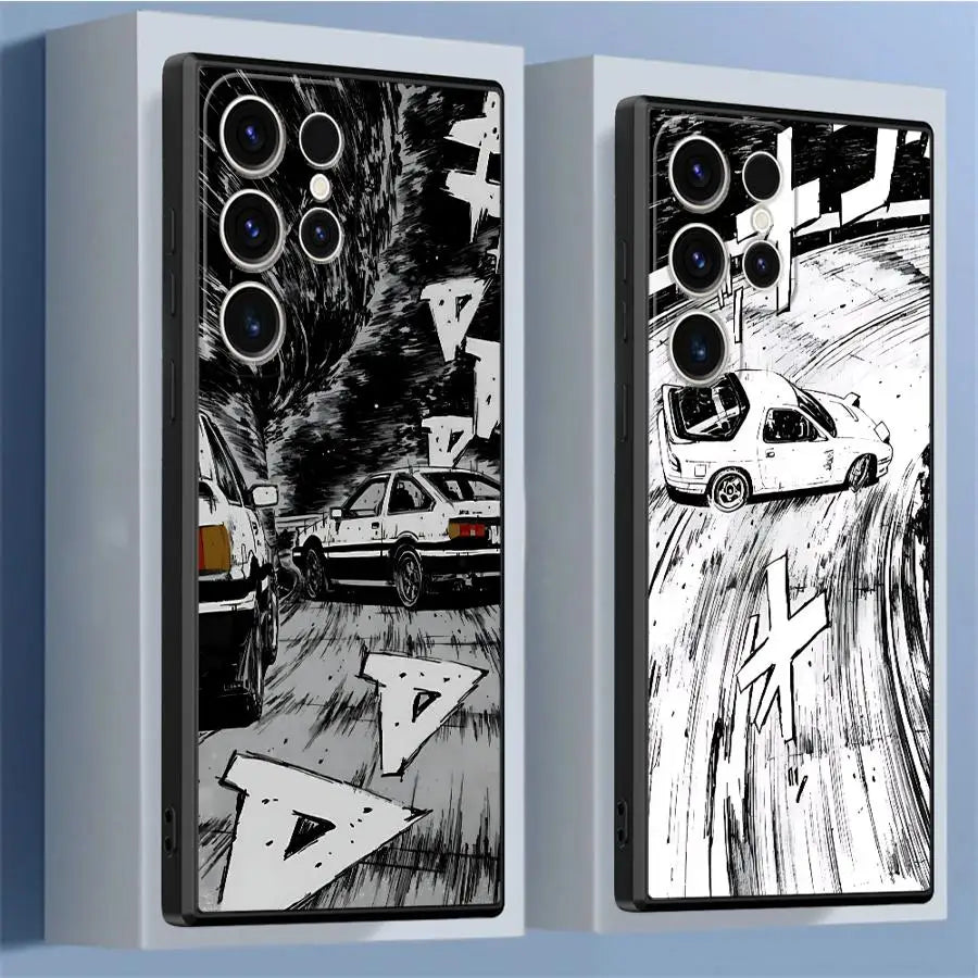 Anime Initial D Cool Phone Case for Samsung Galaxy S10 S9 Note 9 8 S8 Plus S10e Note 20 Ultra Note 10 Plus Silicon Cover