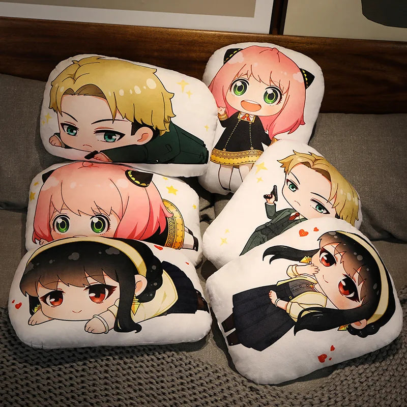 Hot Sales SPY×FAMILY  Anime Pillow Doll Kawaii Anya Yor Loid 30cm Toy Children Pillow Backpack Pendant Accessories