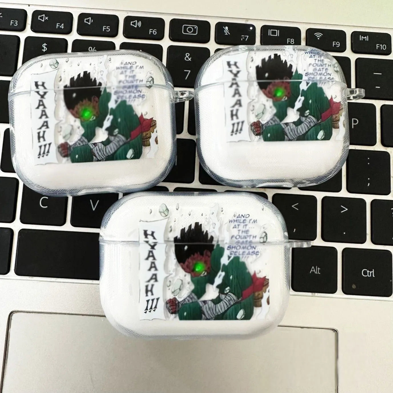 Soft Case for AirPods 1 2 Pro 3 4 Wirless Bluetooth Headphone Cover Anime Transparent Earphone Shell for Pro2
