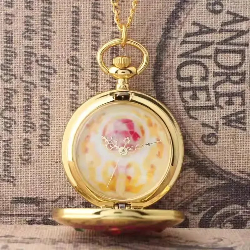 Sailor Moon Moon Prism Pocket Watch Second Generation Lifewith sailor moon Card Captor Sakura accessories holiday gift