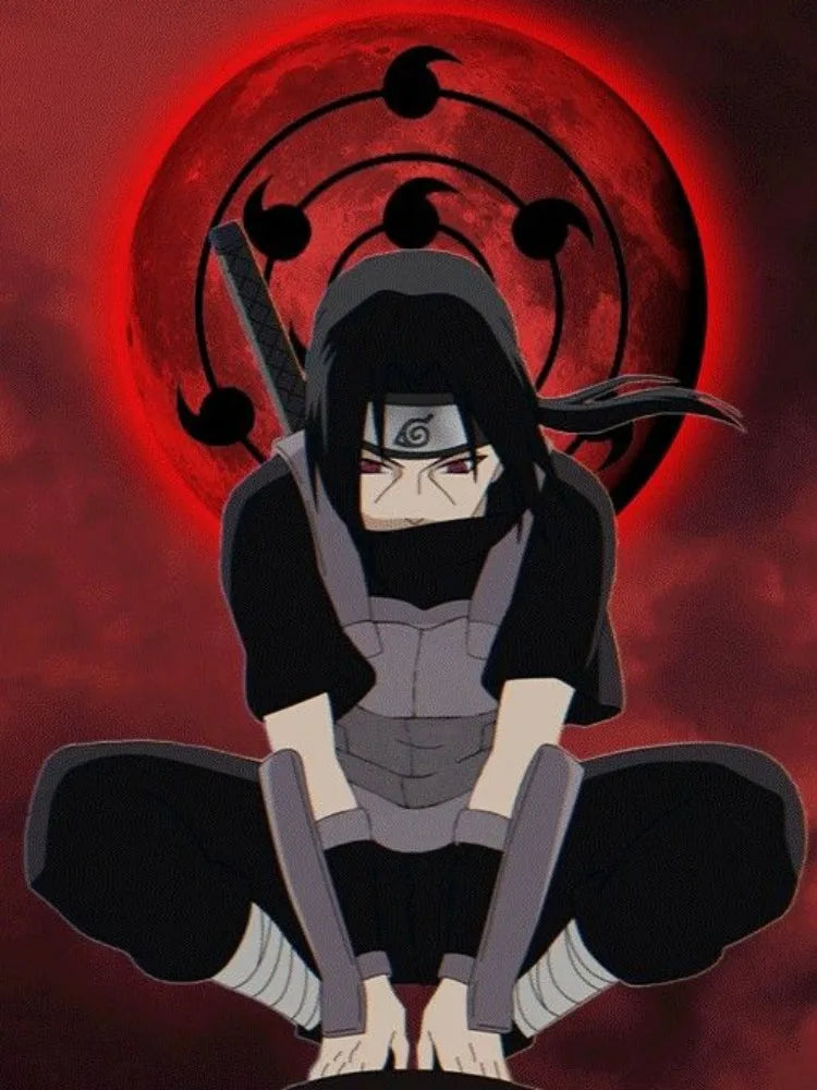 Uchiha Itachi New Diamond Painting Mosaic Naruto Cartoon Art Cross Stitch Embroidery Rhinestones Home Decor Children's Gift