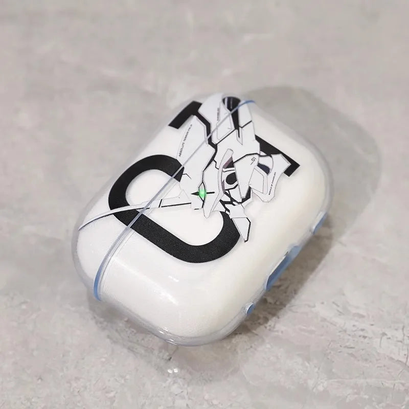 For AirPods 4 Anime E-Evangelions EVA Couple Earphone Case for AirPods Pro2 Pro 1 2 3 Case Animal Soft Cover