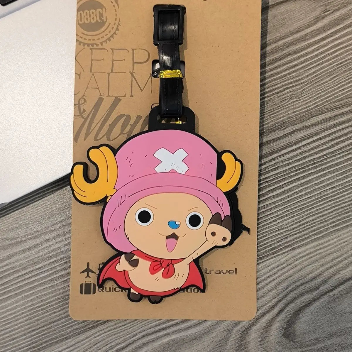 Anime One Piece Boarding Check in Hang Tag Accessories Joba Lu Fei Suolong Luggage Tag Cute Creativity