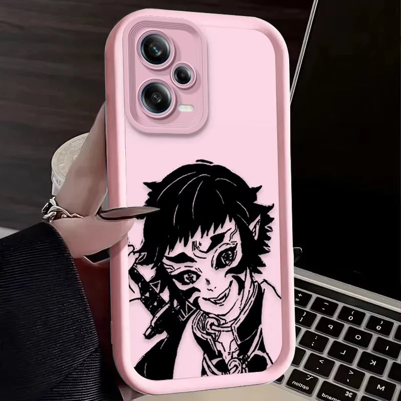 Anime A-Agatsuma Z-Zenitsu Phone Case For Redmi Note 13 12 Pro Plus 5G 13 12 Pro 4G 5G 11 10 Pro 12S 11S 10S Redmi 13C 12 Cover