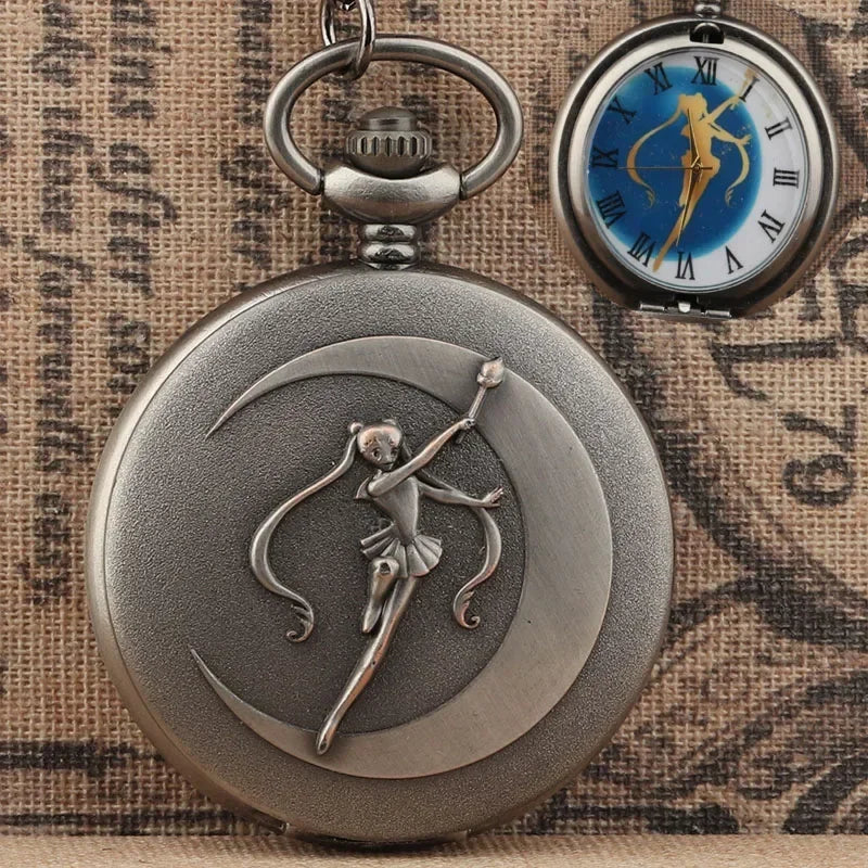 Sailor Moon Moon Prism Pocket Watch Second Generation Lifewith sailor moon Card Captor Sakura accessories holiday gift