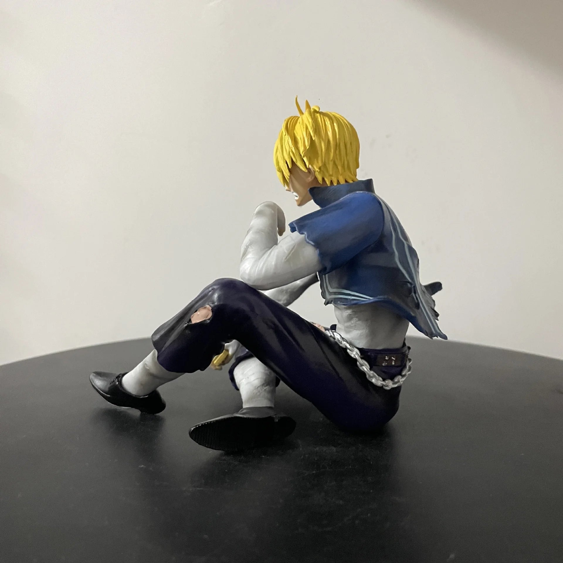 12cm One Piece Sanji Figures Battle Damage Lust Action Figures PVC Model Statue Collection Desktop Deoration Birthday Toys Gift