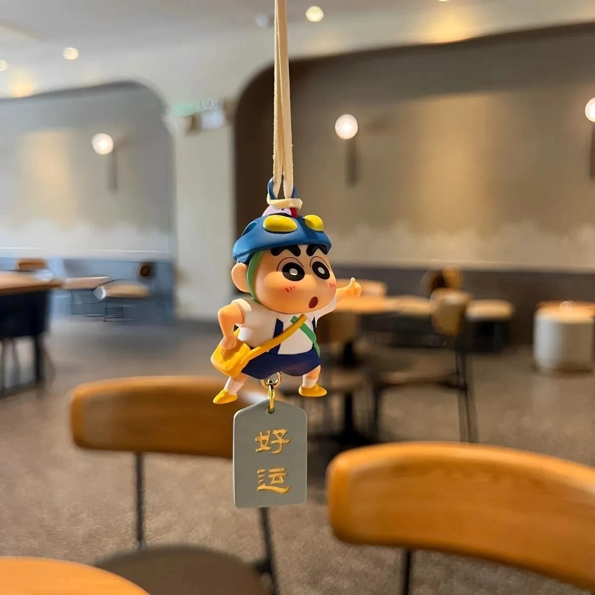 Anime Series Crayon Shin chan Cute Car Hanging Accessories Creative Gifts Safe Accessories Can Give to Friends