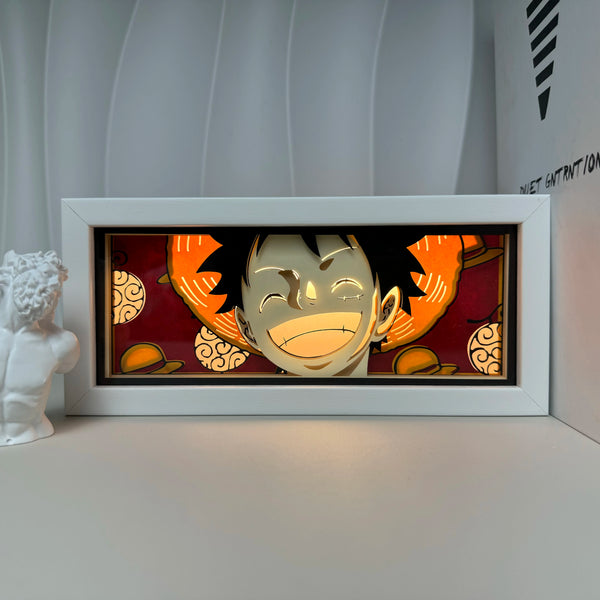 Anime Paper-Cut LED Light Box — Remote Night Light