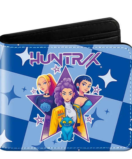 Devil Hunter Pu Anime Print Short Mini Wallet Rumi Mira Zoey Saja Boys Figure Change Storage Bag Birthday Gift