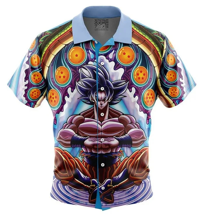 One Piece Luffy Anime Button Up Hawaiian Shirt Fashion Trend Breathable Loose Versatile Casual Sports Summer Men Cosplay Clothes