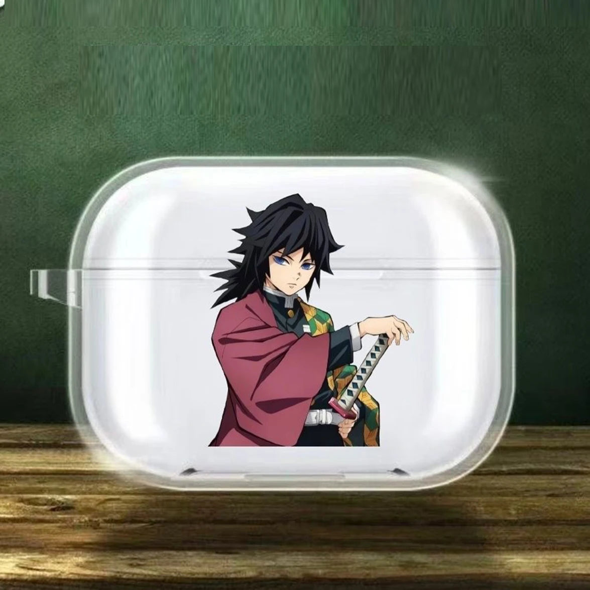 Anime Demon S-Slayer Cool Case Soft silicone TPU Case For AirPods4 Pro 1 2 3 Clear Transparent Bluetooth Earphone Case