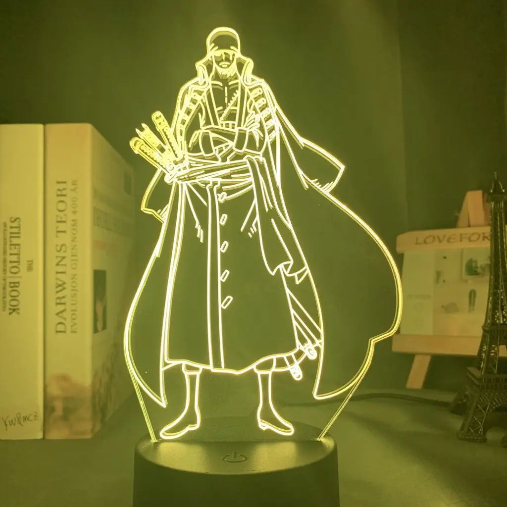 One Piece Animation Peripheral Luffy Zoro Escartoon Kawaii LED Night Light Desktop Personalized Creative Ornament Birthday Gift