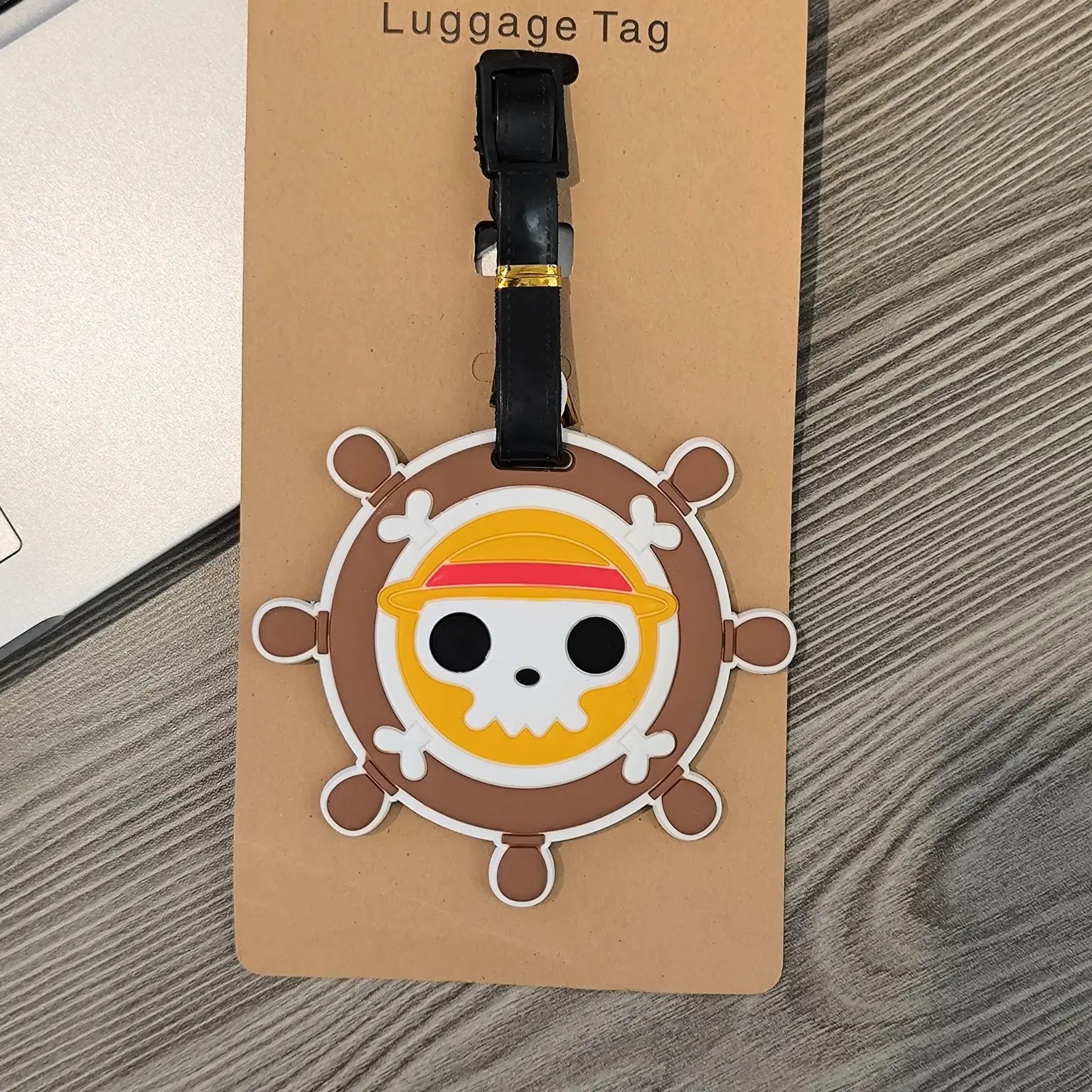 Anime One Piece Boarding Check in Hang Tag Accessories Joba Lu Fei Suolong Luggage Tag Cute Creativity