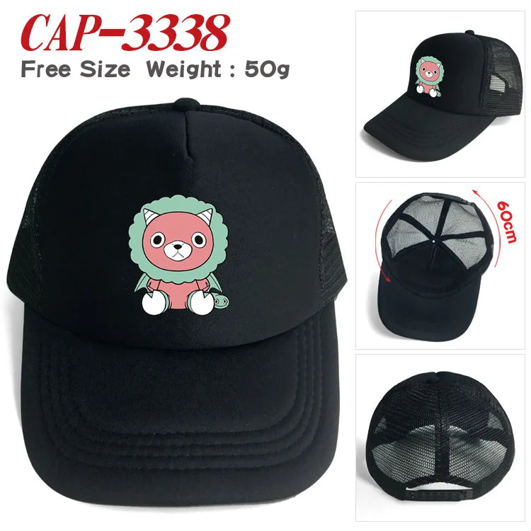 Pop Summer Cap Sun Visor Anya Forger Cute Hip Hop Caps Spy X Family Anime Cowboy Hat Peaked Trucker Dad Hats Gift