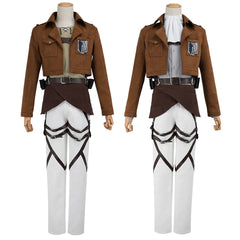 Shingeki No Kyojin Levi Ackerman & Eren Jaeger Cosplay Uniform Full Set
