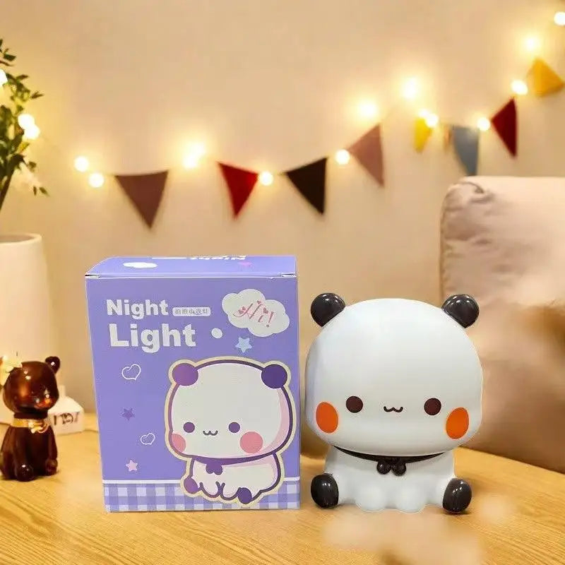 Anime Crayon Shin-Chans Patting Small Night Lamp Soft Light Eye -Protecting Bedroom Bedside Charging Small Nigh Ornament Gifts