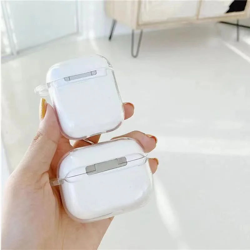 Soft Case for AirPods 1 2 Pro 3 4 Wirless Bluetooth Headphone Cover Anime Transparent Earphone Shell for Pro2