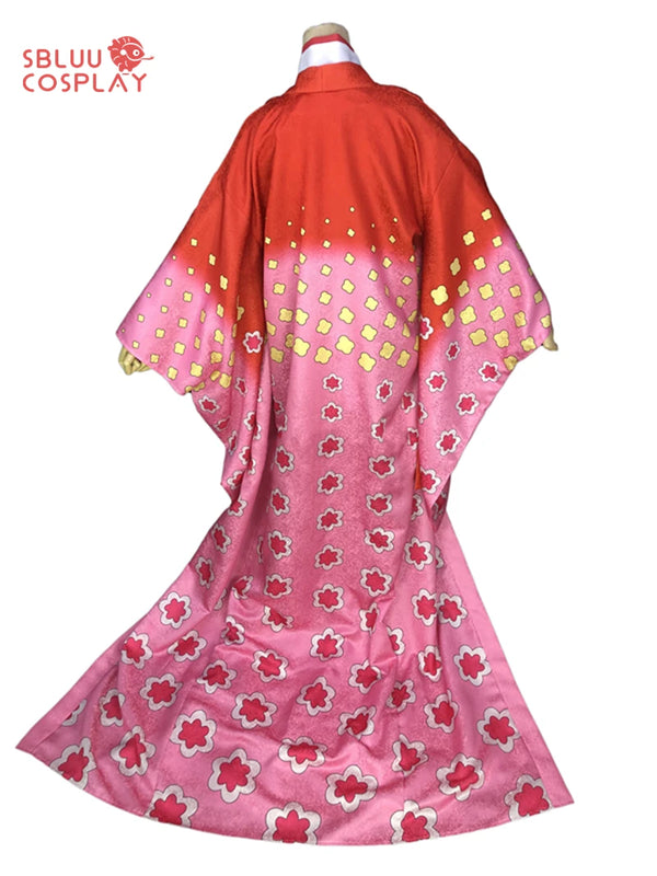 One Piece Wano Country Kozuki Hiyori Cosplay Costume – Anime Kimono Outfit