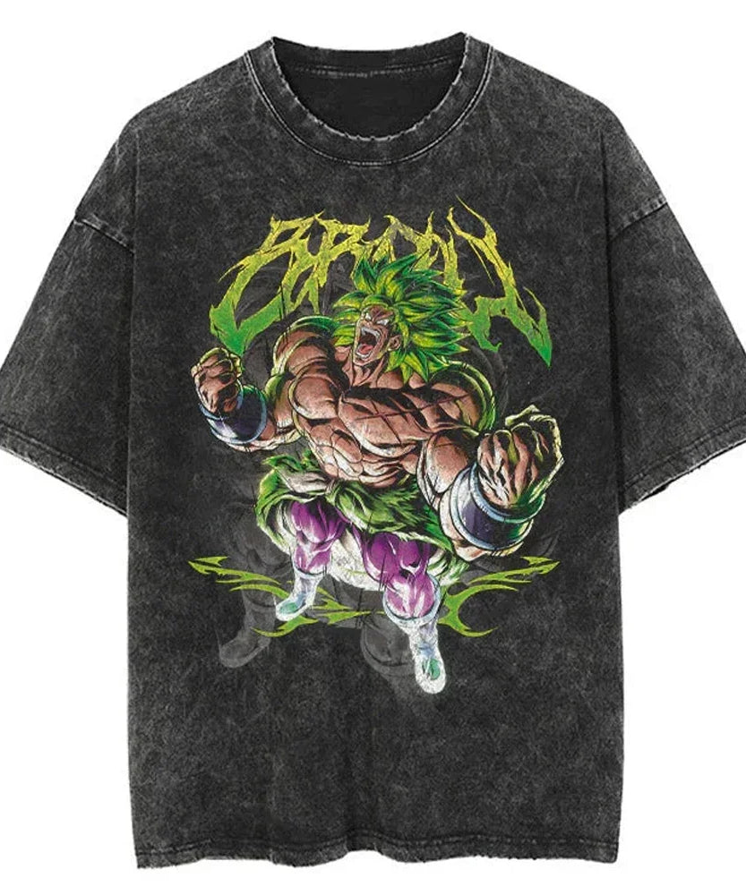 Dragon Ball Oversized Vintage T-Shirt – Streetwear Cotton Tee