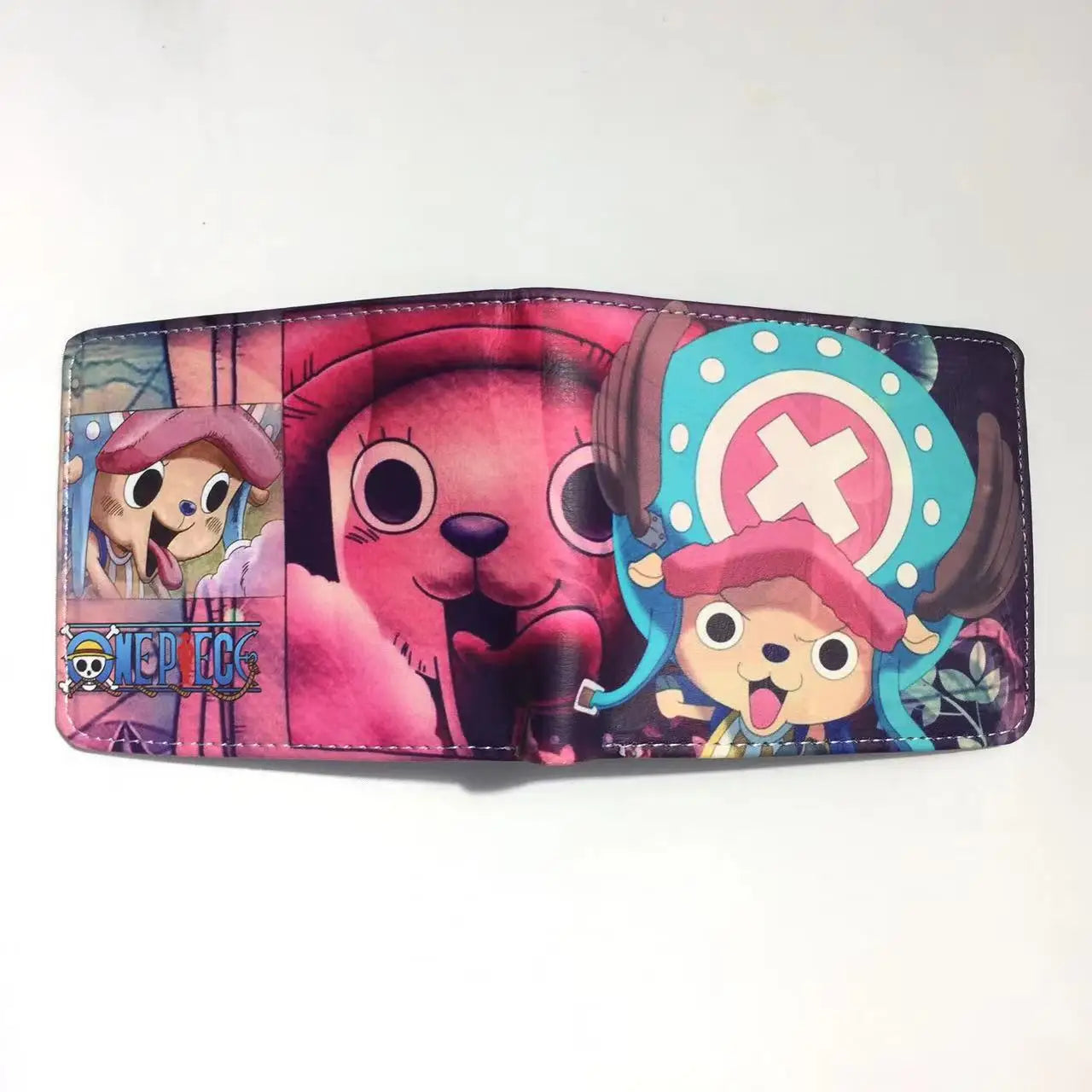 One Piece Anime PU Wallet Zoro Luffy Ace Character Wallet Foldable Portable Multi-Function Card Holder Coin Purse Birthday Gift