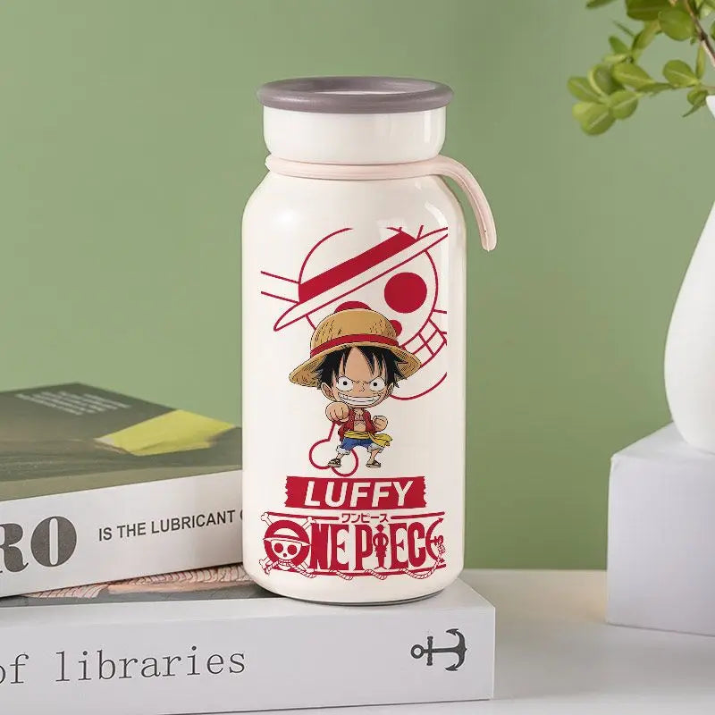 Anime One Piece Monkey D. Luffy Roronoa Zoro Nami Usopp Chopper Nico Robin Franky Insulated Cup Drinking Cup Anime Cup