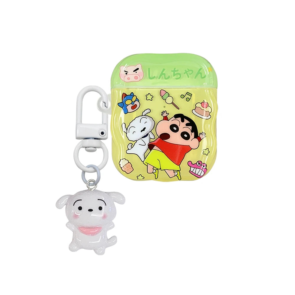 Shin-chan AirPods Case – Cute & Fun Anti-Drop Cover for Pro/Pro 2/3/4
