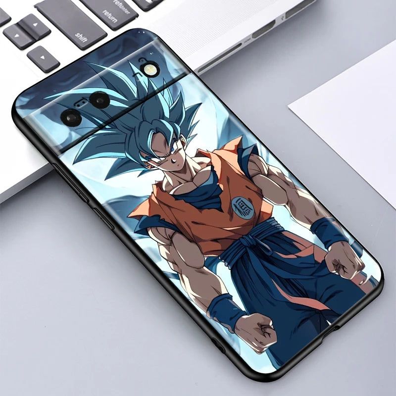Dragon Ball Z Shockproof Case – Goku Edition for Google Pixel 4–9 Series