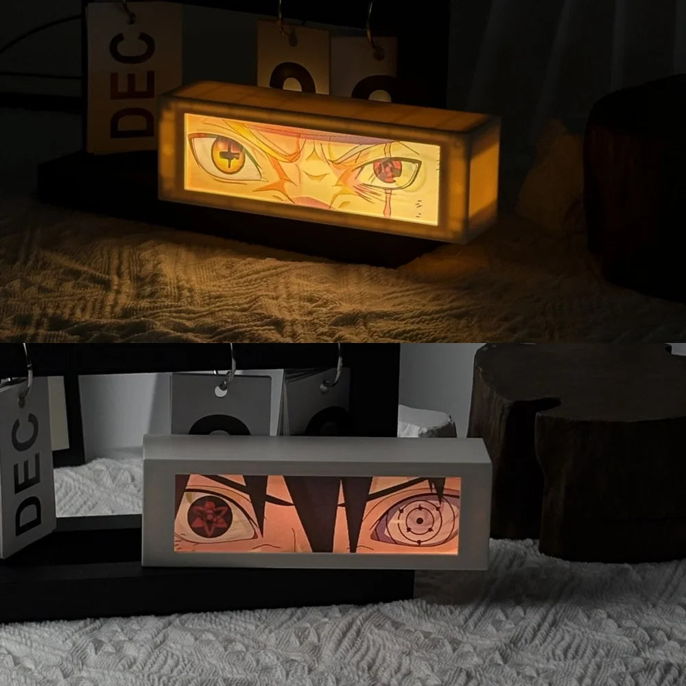 Anime 3D Motion Light Box – Manga Night Lamp for Bedroom & Gifts