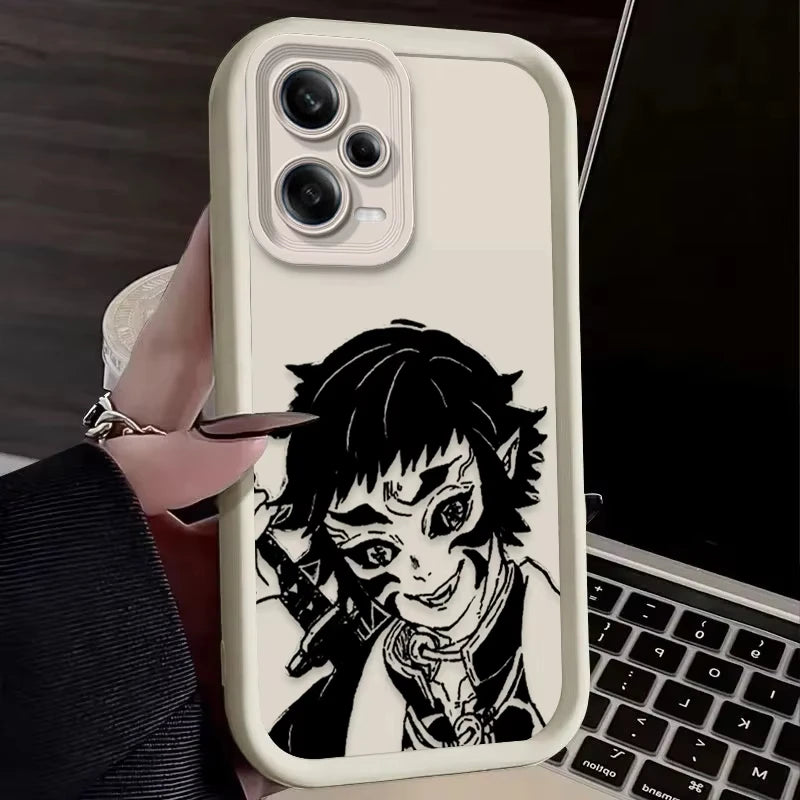 Anime A-Agatsuma Z-Zenitsu Phone Case For Redmi Note 13 12 Pro Plus 5G 13 12 Pro 4G 5G 11 10 Pro 12S 11S 10S Redmi 13C 12 Cover