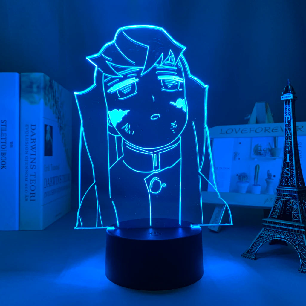 Anime Demon Slayer 3D LED Nightlight Figure for Kids Child Bedroom Decor Cool Kimetsu No Yaiba Lamp Gift Dropshopping