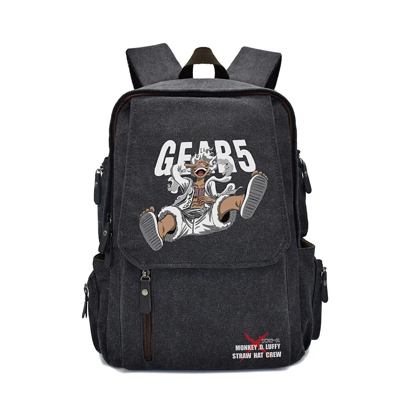 Anima One Piece Peripherals Luffy Ace Premium New Rucksack School Bag Trendy Large Capacity Backpack Bag Birthday Fan Gift