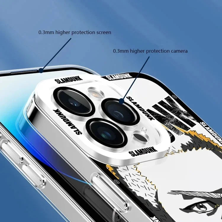 Anime Cool Slam Dunk Case For Xiaomi 13T 12T 11T 10T 14 13 12 11 Lite 5G NE POCO F6 X6 Pro X3 NFC X5 X4 GT F3 F4 F5 M6 M5S C65