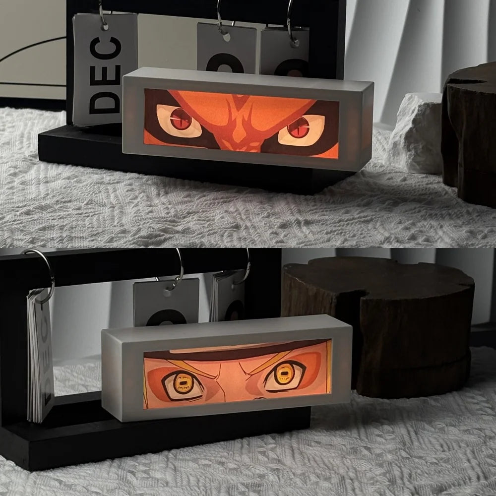 Anime 3D Motion Light Box – Manga Night Lamp for Bedroom & Gifts