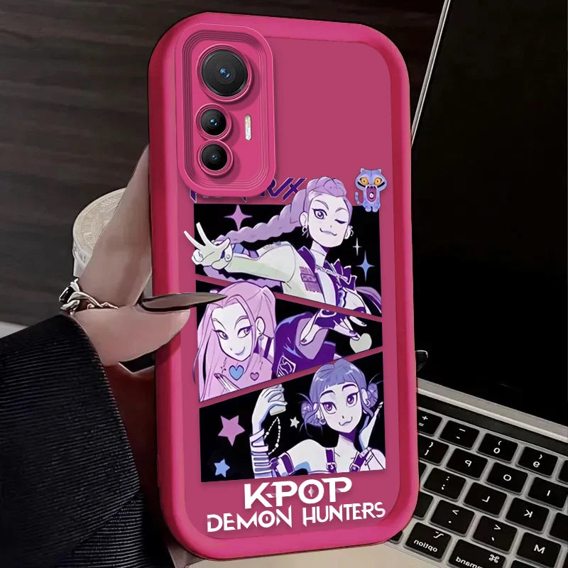 D-demon H-Hunters K-Kpop Case For Xiaomi Poco X7 X6 X5 X3 NFC F7 F6 F5 F3 M7 M6 Pro 4G 5G Mi 12 11 Lite NE 5G 12T 11T 14T Pro