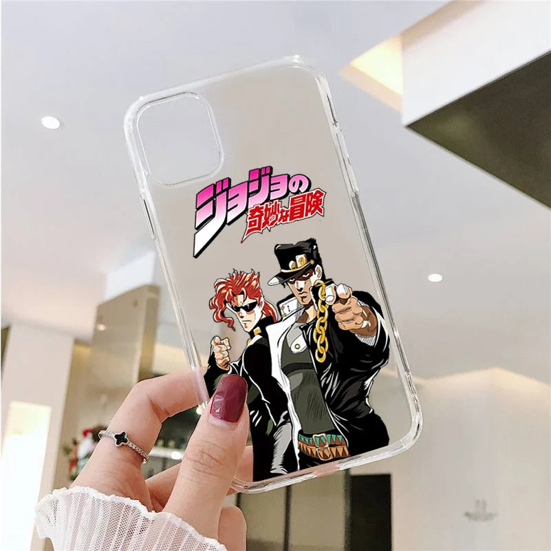 JoJo's Bizarre Adventure JoJo Anime Phone Cover For iPhone 11 12 13 14 15 16 17 Pro Max 16 15 14 Plus 17AIR Soft Silicone Case