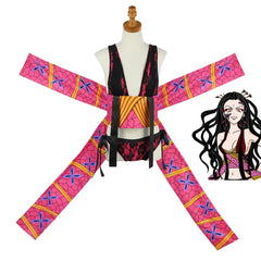 Anime Demon Slayer Daki Cosplay Costume – Uniform & Wig Set