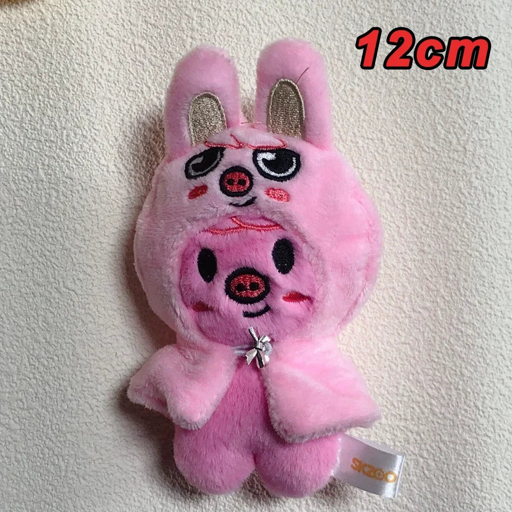 300style 10/22cm Skzoo Plush Bag Toy Kawaii Stray Wolf Plush Cartoon Stuffed Animal Doll Kawaii Toy Room Decor Children Gift