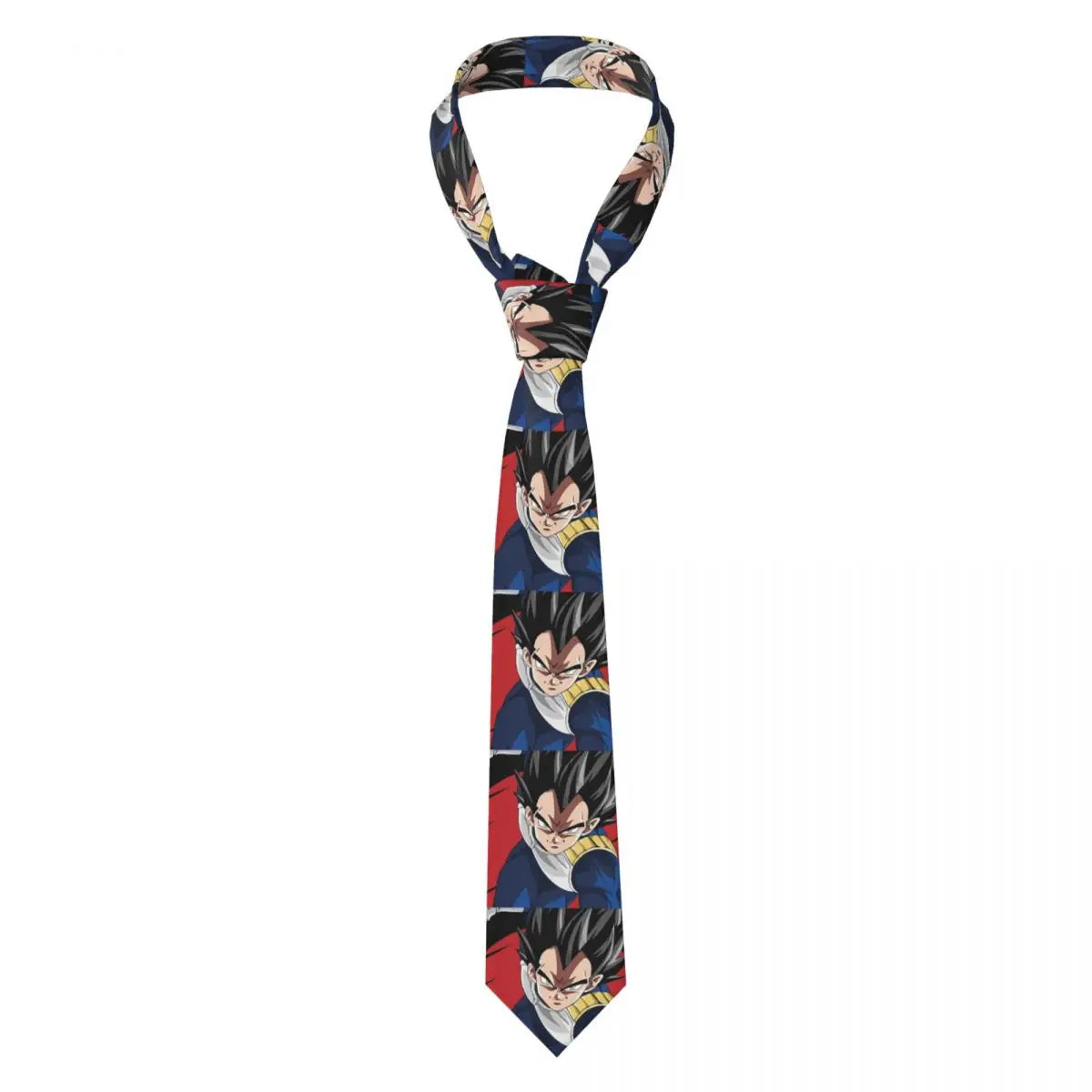Vegeta Royal Saiyan Symbol Necktie – Dragon Ball Z Slim 8cm Unisex Tie