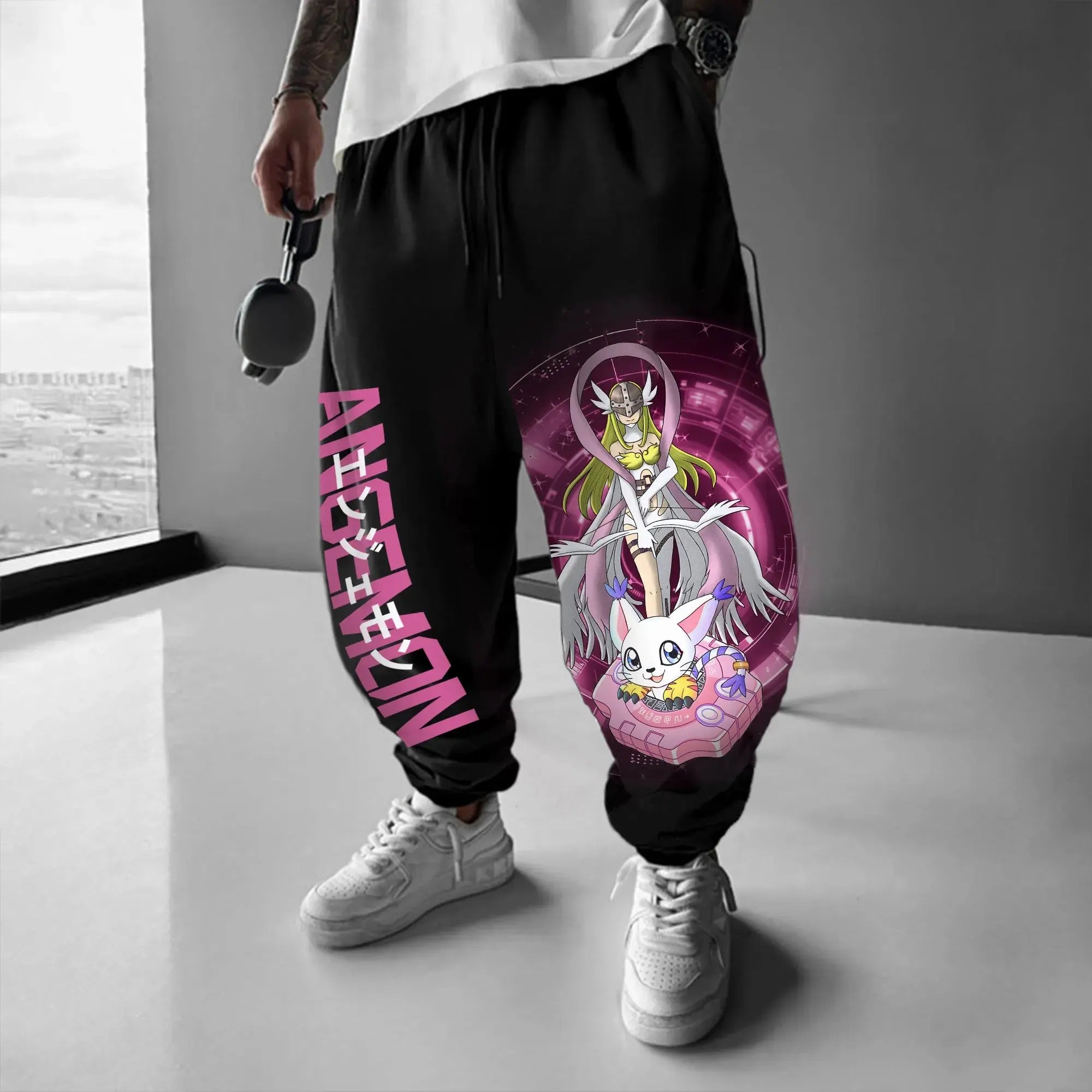 Unisex Anime Digimon Jogger Pants Men Women Sweatpants Summer Fashion Streetwear Casual Pants Trousers Hip Hop Trend Y2k Clothes