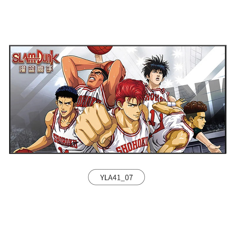 Slam Dunk Wall Art – Sakura Path Anime Mural for Bedroom or Living Room