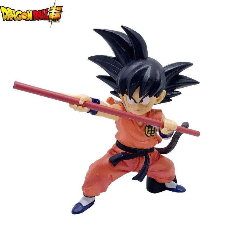 Anime Dragon Ball Figure Childhood Son Goku Action Figure PVC Model Toy Statue Doll Collection Desktop Decoration Kids Gift 14cm