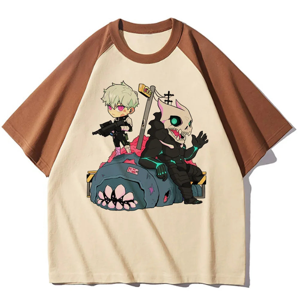 Kaiju No 8 t shirt women anime elegant breathable t-shirts female or male anime clothes