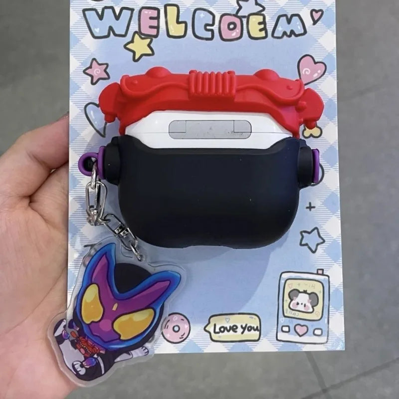 Kamen Rider Gavv Anime Character Creative Personality Headphone Case Airpods1 2 4 Airpods pro Handsome Headphone Case Wholesale