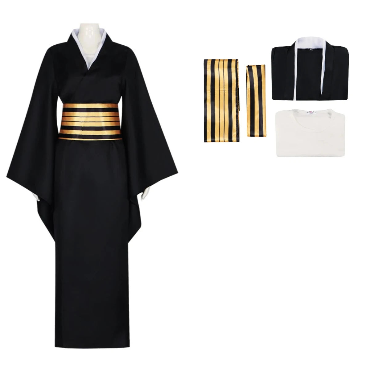 Demon Slayer Anime Peripheral Makomo Kanroji Mitsuri Kokushibo Nakime Costume Style Kimono Cos Outfit Halloween Party