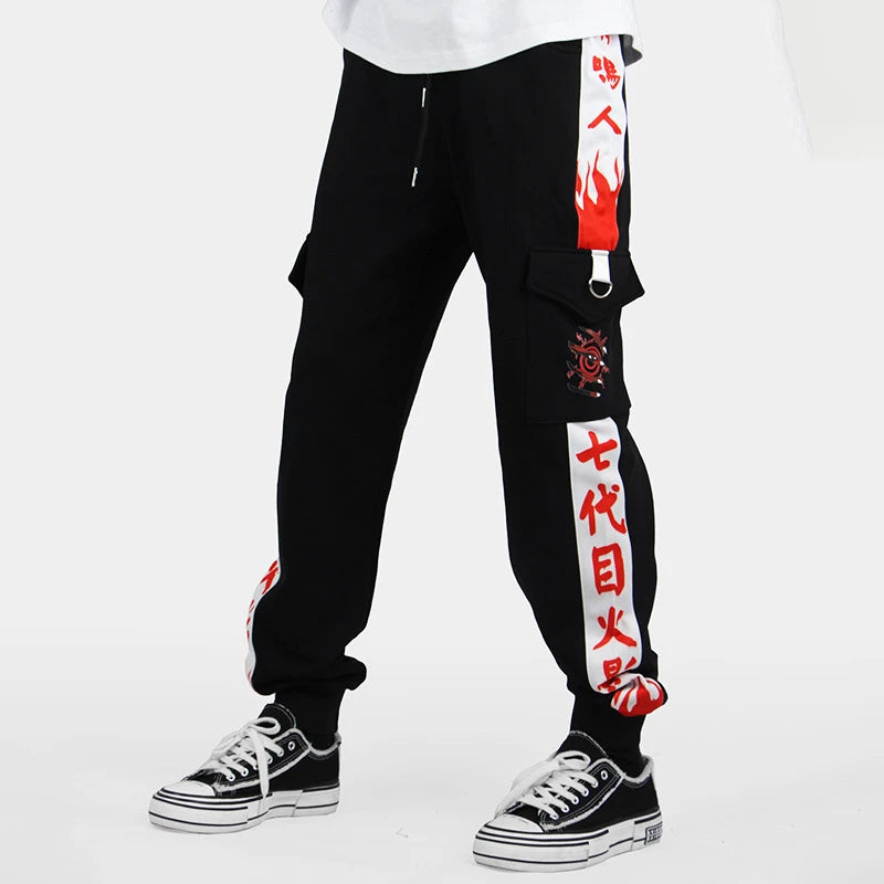 New Anime Peripherals Casual Pants Uzumaki Naruto Uchiha Sasuke Uchiha Itachi Hatake Kakashi Sweatpants Trousers Slacks Overalls