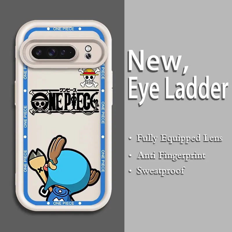 Roronoa Zoro Eye Ladder Case – One Piece Soft TPU Cover for Pixel 9–7A Pro 5G