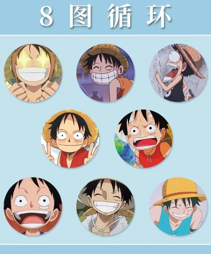 500pcs/Roll ONE PIECE Luffy Anime Sealing Sticker DIY PVC Laptop Decals Decoration Stiker Reward Gift Toys