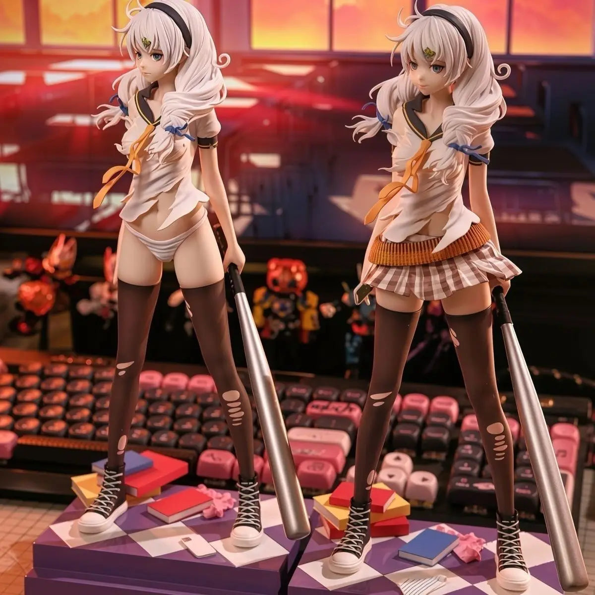 Kiana Kaslana Figure Honkai Impact 3 Figures Kawaii Game Peripherals Statue Model Collection Desk Decorations Toys Birthday Gift