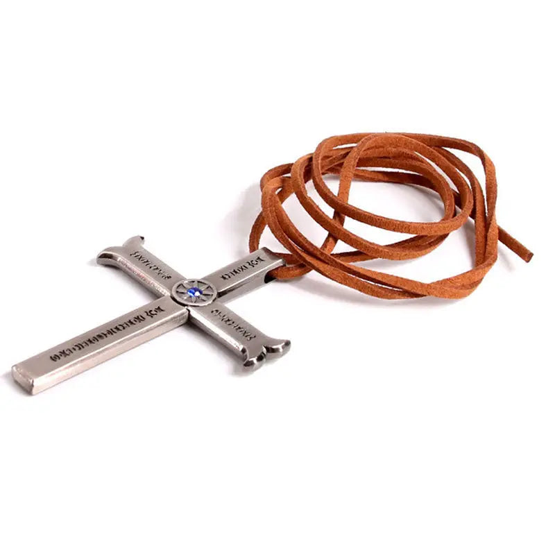 New One Piece Necklace Hawkeye Mihawk Necklace Black Blade Night Anime Peripheral Student Men and Women Pendant with Sheath Gi