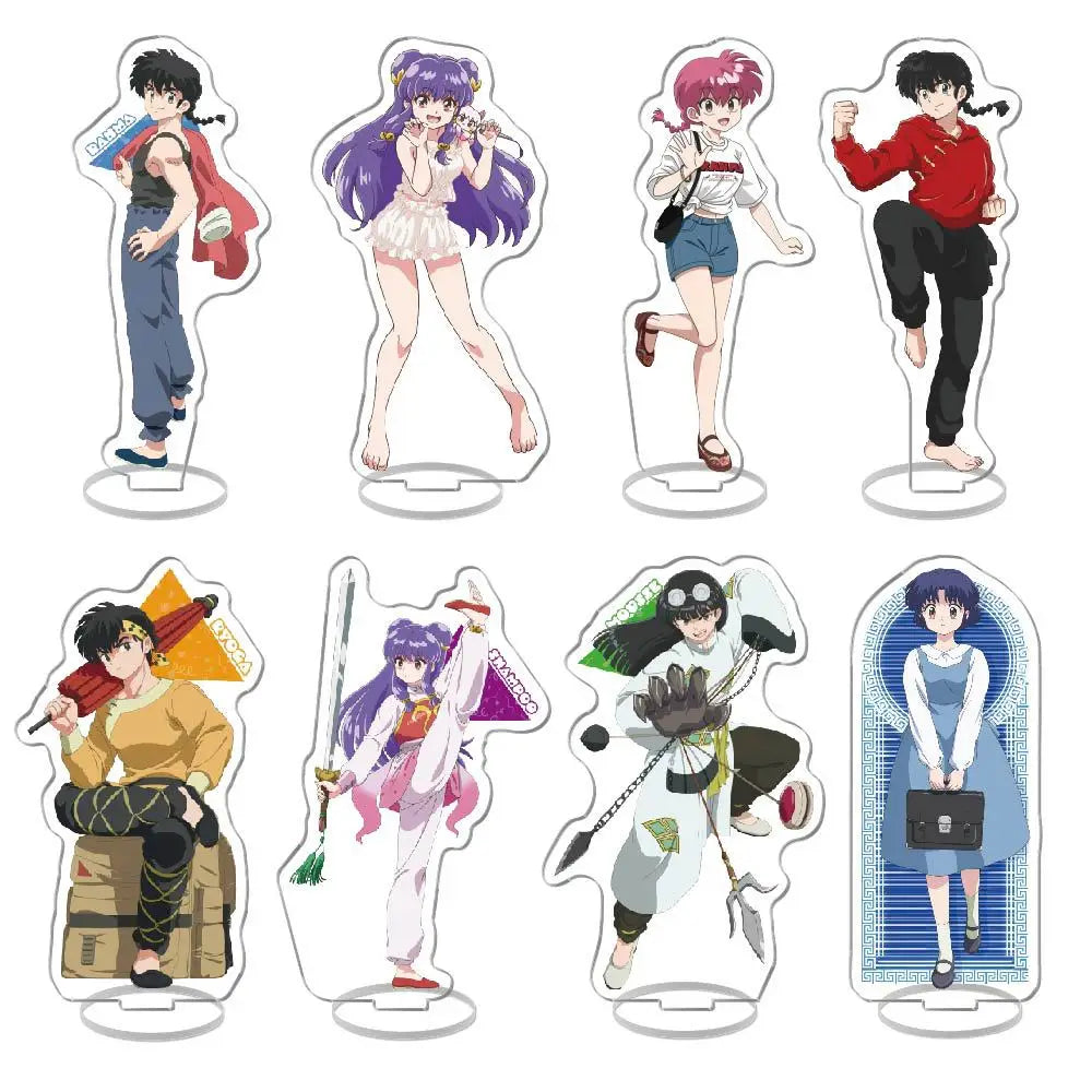 Anime Ranma 1/2 Nibun No Ichi Acrylic Stand Model Plate Decoration Desk Figure Display Friends Girls Gift Cartoon New Product